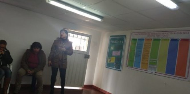 Actividad construyendo los retos de la política pública para las familias