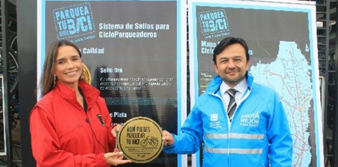 Sello de Calidad a los mejores CicloParqueaderos de la ciudad.  