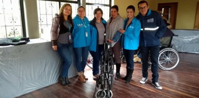 Alcaldesa de Sumapaz con la comunicad