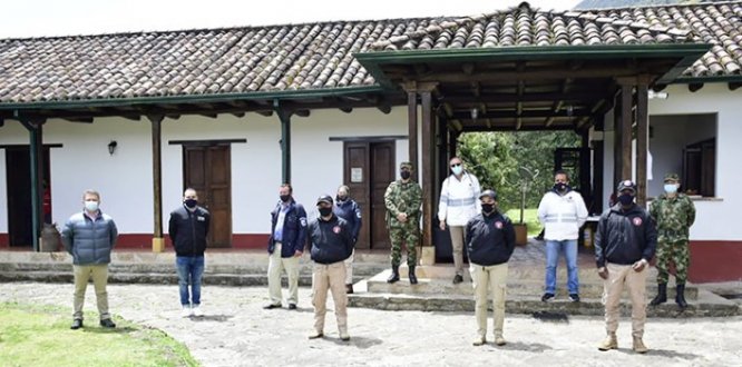 Proceso de desminado humanitario en la localidad de Sumapaz