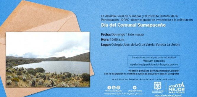 Conmemoración del día comunal sumapaceño