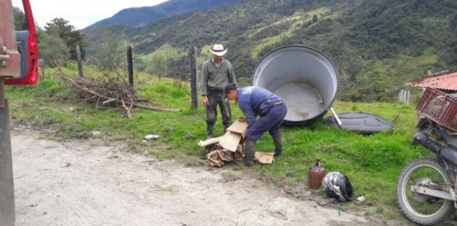 Recorrido en Sumapaz con referenes ambientales Los sumapaceños se unen a la campaña