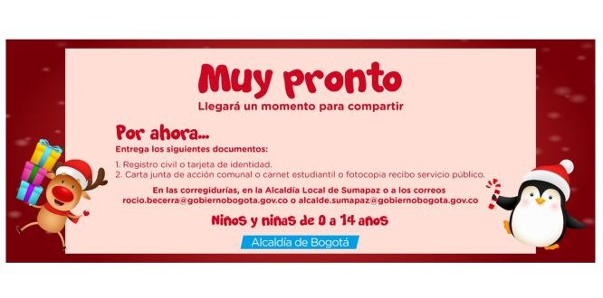 Documentos para participar de "Sonrisas de Navidad"