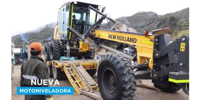 Alcaldía Local de Sumapaz adquiere motoniveladora 