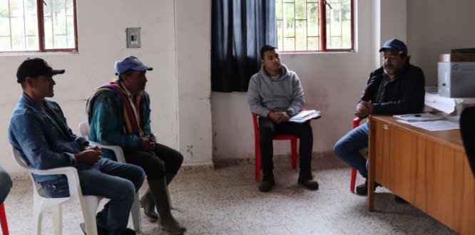 Socialización de las obras con la comunidad