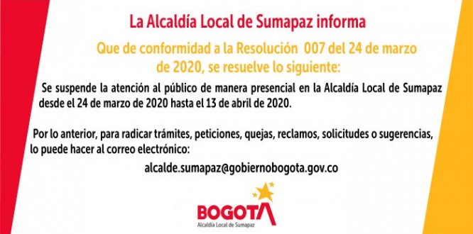 Resolución 007 del 24 de marzo de 2020