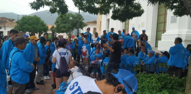 Habitantes de Sumapaz en Santa Fe de Antioquia 