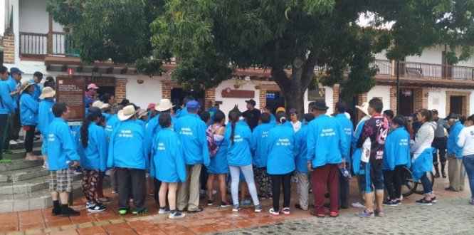 Habitantes de Sumapaz en Santa Fe de Antioquia 