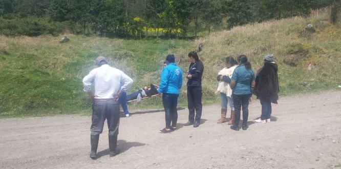 Niños y niñas hicieron parte del simulacro de evacuación