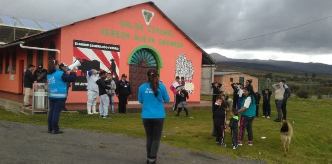 Habitantes de Nueva Granada se sumaron al Simulacro Nacional