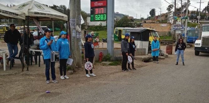 Campaña Pisa el Freno en Chiguasa