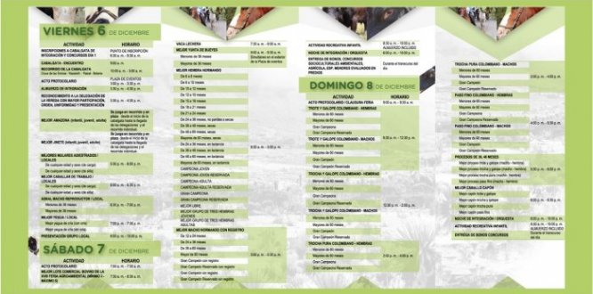 Programación Feria Agroambiental