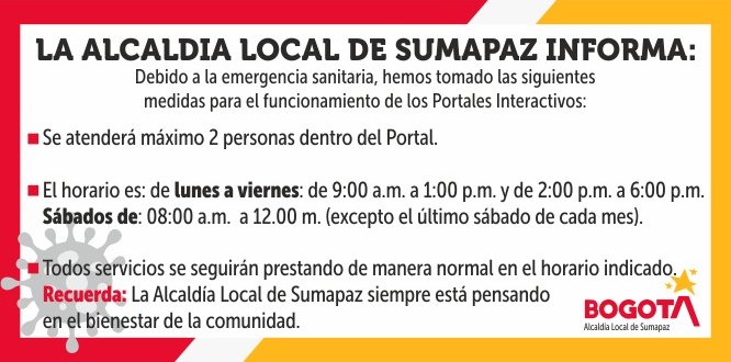 Atención en Portales Interactivos en Sumapaz
