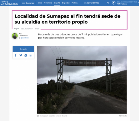  Sumapaz, la localidad rural de Bogotá.