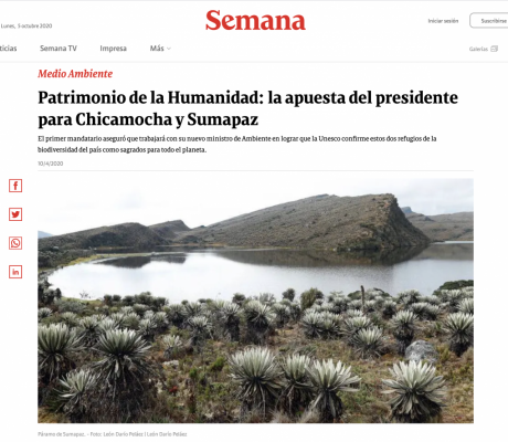 Patrimonio de la Humanidad: la apuesta del presidente para Chicamocha y Sumapaz