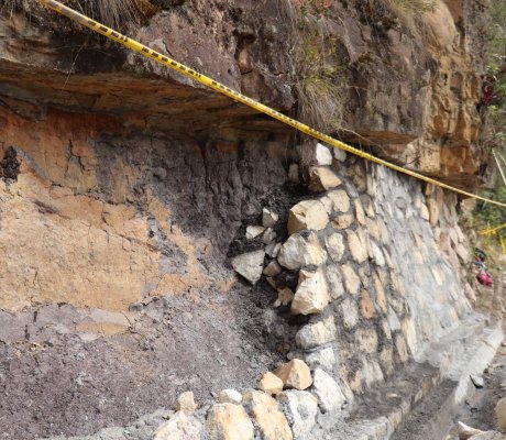 Obras de bioingeniería en Tunal Bajo