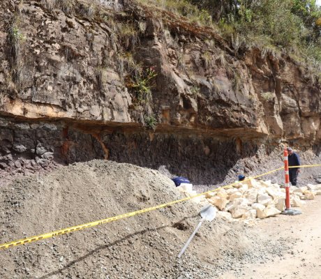 Obras de bioingeniería en Tunal Bajo