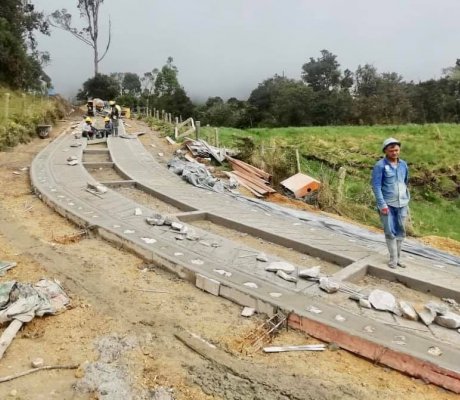 Así avanza la construcción de Placa Huella en Lagunitas