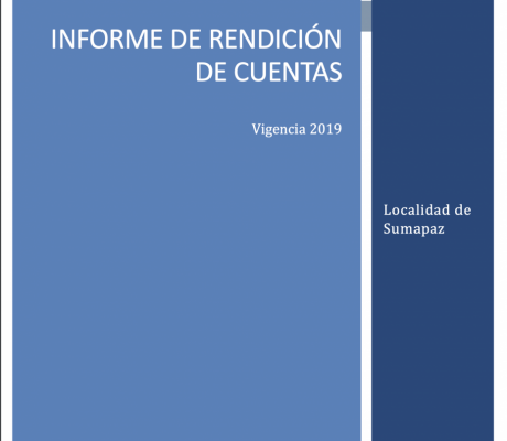 Rendicion de cuentas vigencia 2019