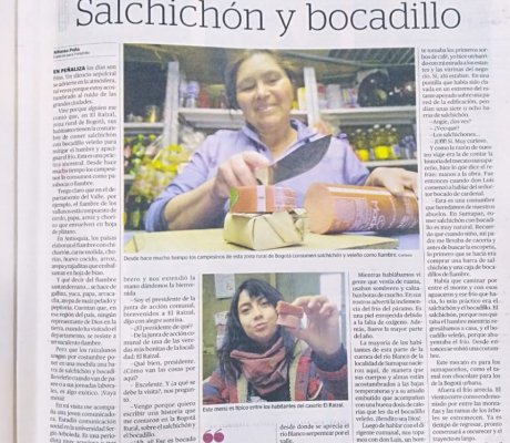 Periódico Portafolio versión impresa