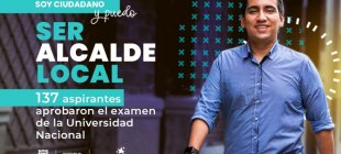 137 aspirantes a ser alcaldes de seis localidades superaron el examen de la Universidad Nacional