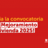 la convocatoria para el mejoramiento de vivienda rural